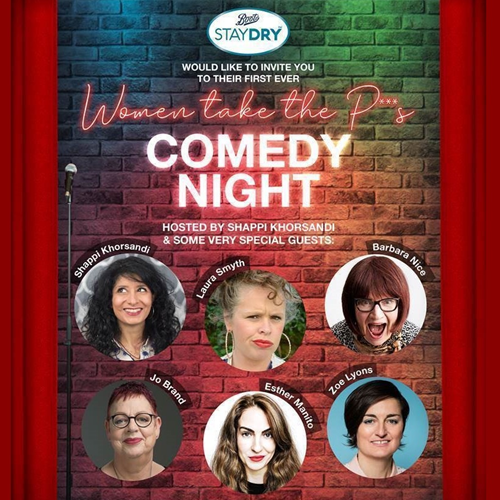 'Women Take The P**s' Comedy Night